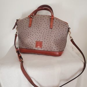Authentic Beautiful Dooney and Bourke Ostrich Satchel